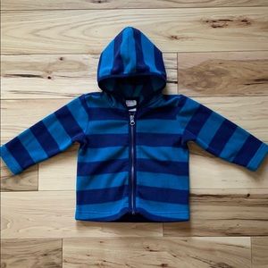 Hanna Anderson fleece hooded zip up